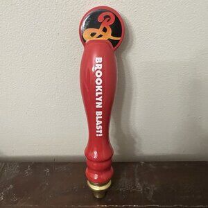 Brooklyn Brewery Blast! Beer Tap Handle Double IPA Style 13" Size Red